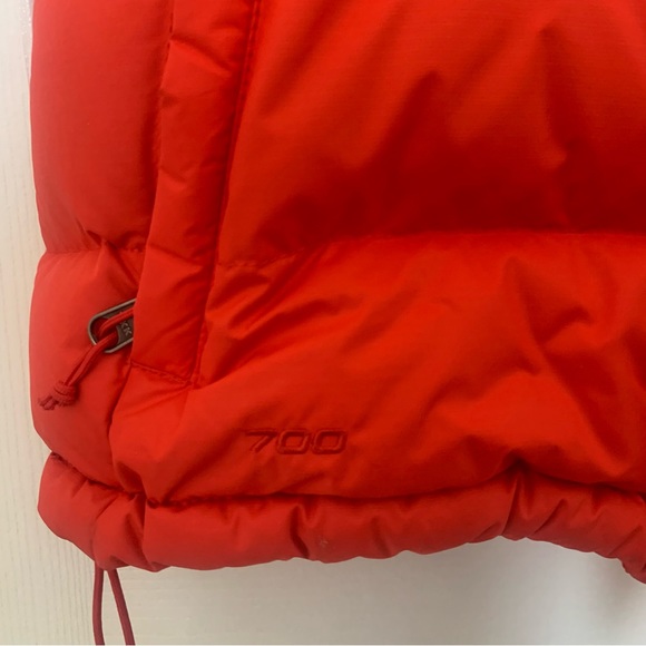North Face 700 red puffer vest - Picture 5 of 6